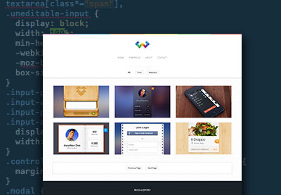 PSD to WordPress: Minimal Portfolio Theme