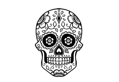 How to Draw a Sugar Skull