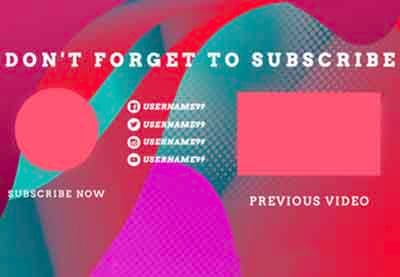 Best YouTube End Card Templates (Using a YouTube End Screen Maker Online)