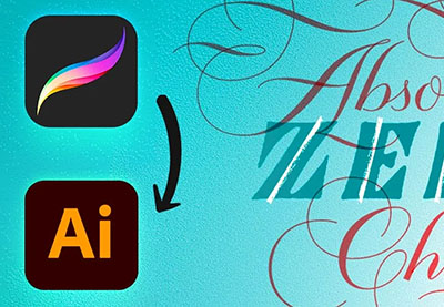 iPad Lettering: Complete Procreate to Illustrator Workflow